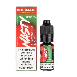 Strawberry & Kiwi Nic Salt by Nasty Juice Podmate