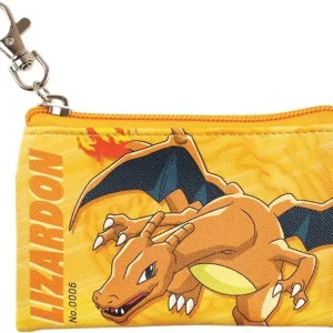 T S Factory Pokemon Flat Compact Pouch Charizard Print