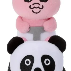 Takara Tomy Arts Ride-On Panda Plush Figure 7.5 Inch
