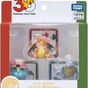 Takara Tomy Pokemon Moncolle Display Evolution Figure Set Kanto