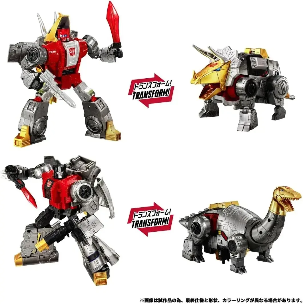 Takara Tomy T SPARK Dinobot Island Transformers Figure Set 2pc - Image 2