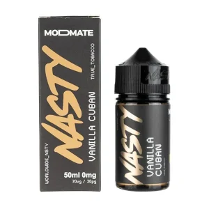Vanilla Cuban Shortfill E-Liquid by Nasty Juice Modmate