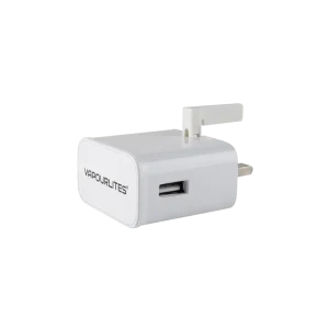 Vapour USB To 3 Pin Slimline Mains Wall Charger