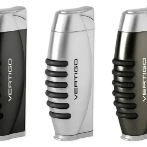 Vertigo Blitz Single Torch Lighter w/ Fold-Out Punch