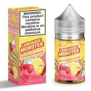Watermelon Lemonade 30ml Nic Salt Vape Juice - Lemonade Monster - 24MG