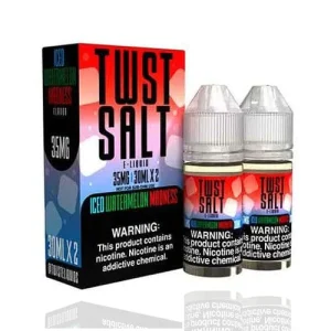 Watermelon Madness ICED 2x 30ml (60ml) Nic Salt Vape Juice - Twist E-Liquids - 35MG