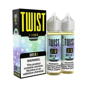 White No.1 2x 60ml (120ml) Vape Juice - Twist E-Liquids - 3MG