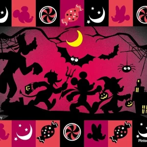 Yanoman 132-Piece Disney Halloween Night Crystal Jigsaw Puzzle
