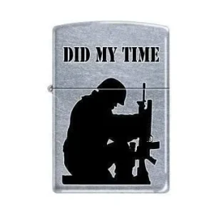 Zippo Lighter - Did My Time Street Chrome