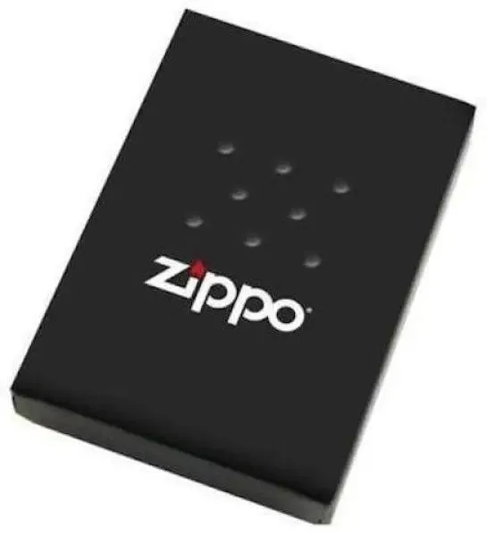 Zippo Lighter - Pipe Lighter With Logo Brushed Brass - Image 2