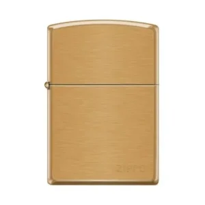 Zippo Lighter - Pipe Lighter With Logo Brushed Brass