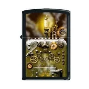 Zippo Lighter - Steampunk Industrial Machinery
